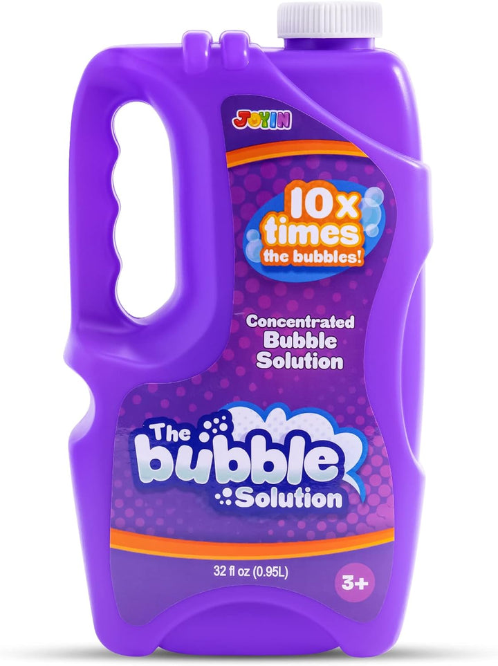 32 OZ Concentrated Bubble Solution (Close to 1L/ up to 2.5 Gallon Refills), Concentrated Solution Refills for Bubble Machine, Wands, Blower, Easter
