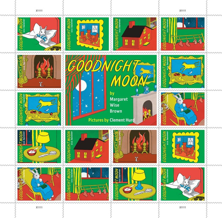 Goodnight Moon 2025 (Sheet of 16) First-Class Mail Forever Postage Stamps