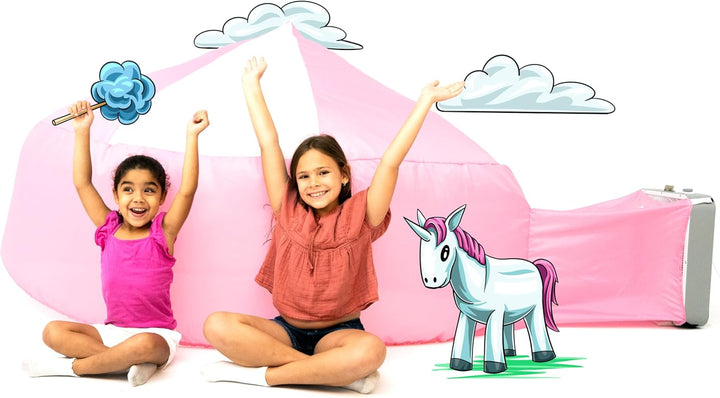 The Original Patented Airfort - Build a Fort in 30 Seconds, Inflatable Fort for Kids, Play Tent for 3-14 Years, a Playhouse Where Imagination Runs Wild, Fan Not Included (Space Shuttle)