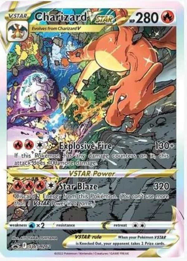 Pokemon - Charizard Vstar SWSH262 - Pokemon Black Star Promo - Alternate Art Holo - Ultra Premium Collection Exclusive