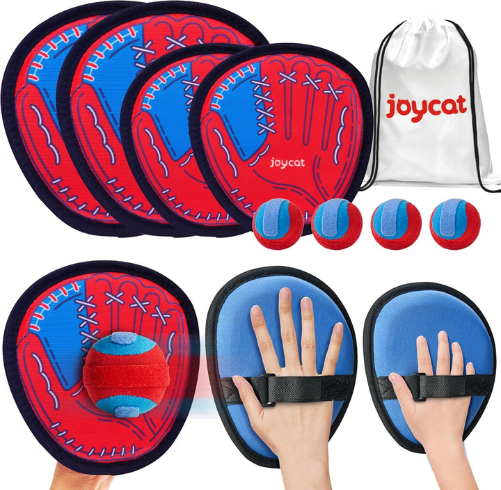 Toss and Catch Ball Game Set,Toddler Baseball Glove,Beach Pool Yard Camping Games,Kids Sports & Outdoor Play Toys for Family,Outside Toys for 3 4 5 6 7 8 9 10+Year Old Boys Girls Birthday Gifts