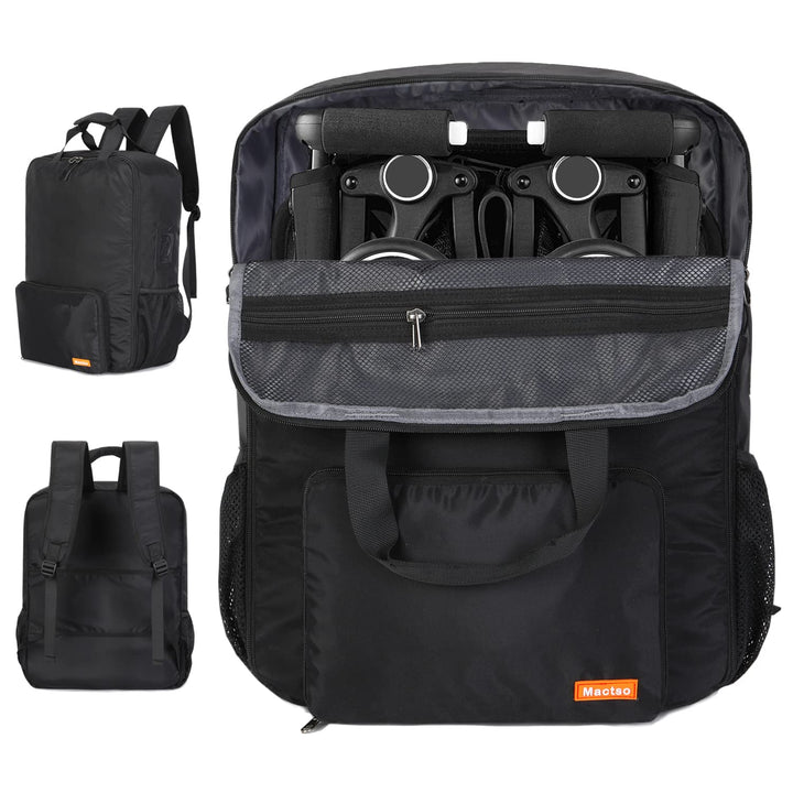Stroller Travel Bag Compatible with GB Pockit and GB Pockit Air plus All Terrain, Lightweight Stroller Travel Backpack for Airplane (Black, M)
