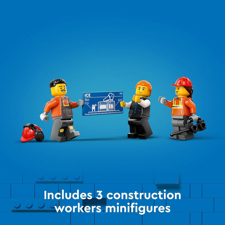 City Construction Excavator Toy - Building Toys for Boys & Girls, Ages 8+ - Functional Kids Construction Truck W/Minifigures - Gifts for Birthdays & Holidays - 60420