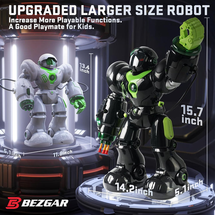 TR300 Robot Toys for Kids - Smart Programmable, Dancing Remote Control Emo Robot with 22 Actions, Supporting 78 Changing Expression, for Kids, 3 4 5 6 7 8 Year Old Boy Birthday