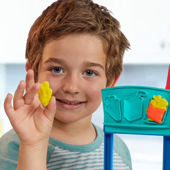 Kitchen Creations Busy Chef'S Restaurant Playset, 2-Sided Play Kitchen Set, Preschool Cooking Toys, Kids Arts & Crafts, Ages 3+