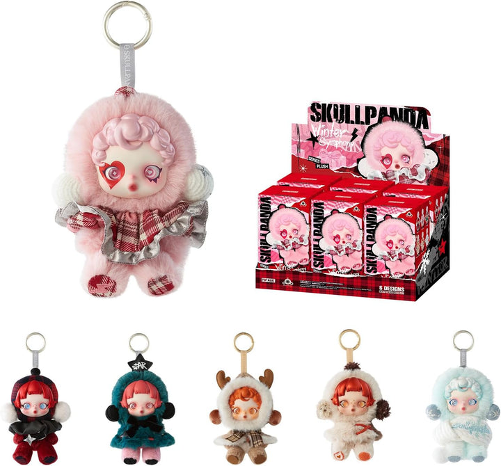 SKULLPANDA Winter Symphony Series, Blind Box Figures, Random Design Figures Collectible Toys Home Decorations, Holiday Birthday Gifts, Single Box