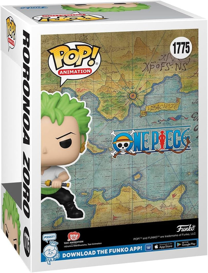 POP Animation: Roronoa Zoro - One Piece - 1/6 Odds for Rare Chase Variant - Collectable Vinyl Figure - Gift Idea - Official Merchandise - for Kids & Adults - Anime Fans