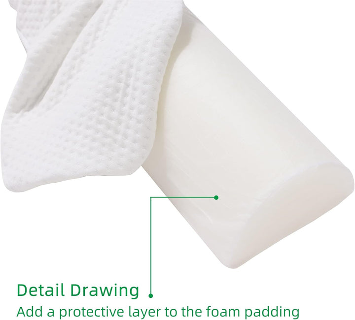 Toddler Bed Bumper, Foam Bed Rail for Toddlers, Bed Rail Bumper for Twin, Full, Queen and King Beds with Washable Cover 1-Pack