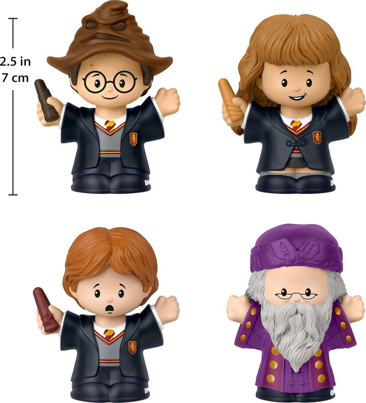 Harry Potter and the Sorcerer’S Stone Movie Special Edition Set for Adults & Fans, 4 Figures in Display Package