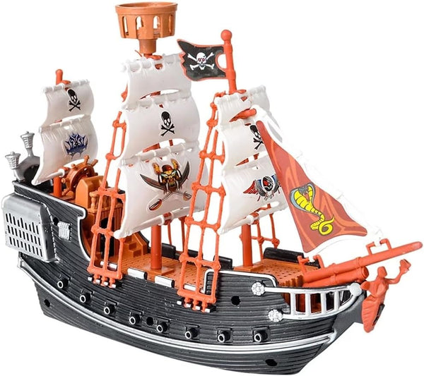 10 Inch Pirate Boat, One per Order