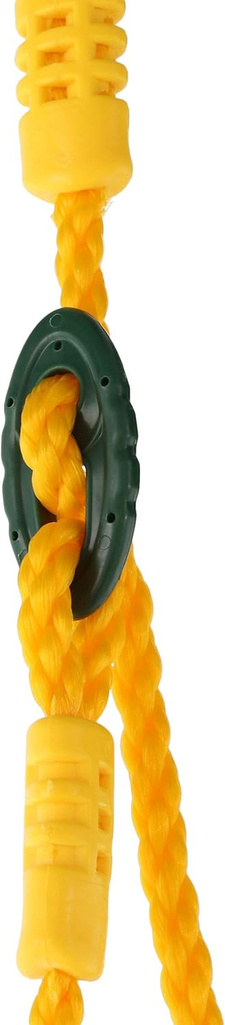 WS 4001-G Plastic Infant Swing with Nylon Rope Swing Set Attachment, Green W/Yellow