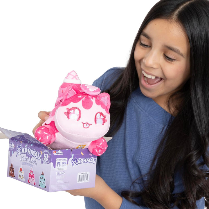 6” Meemeow Mystery Plush – Ice Cream; Youtube Gaming Channel, Blind Box, 1 of 8 Possible Ice Cream Meemeows, Official Merch