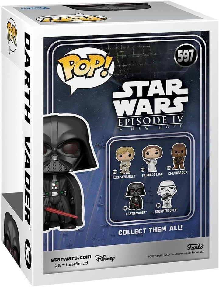 Pop Star Wars: Star Wars New Classics - Darth Vader - Collectable Vinyl Figure - Gift Idea - Official Merchandise - Toys for Kids & Adults - Sci-Fi Fans - Model Figure for Collectors
