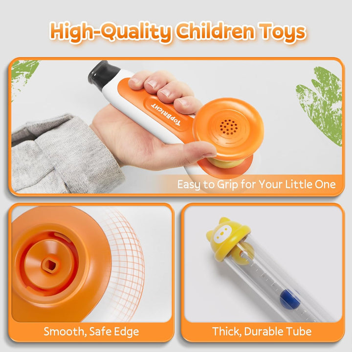3 in 1 Sensory Toys for Toddler with Whistle, Ball Blowing, Floating Blow Pipe Balls – Autism Sensory Products, Fine Motor Skills, Toddler Toys for 3 4 5 Year Old Boys Girls Gifts