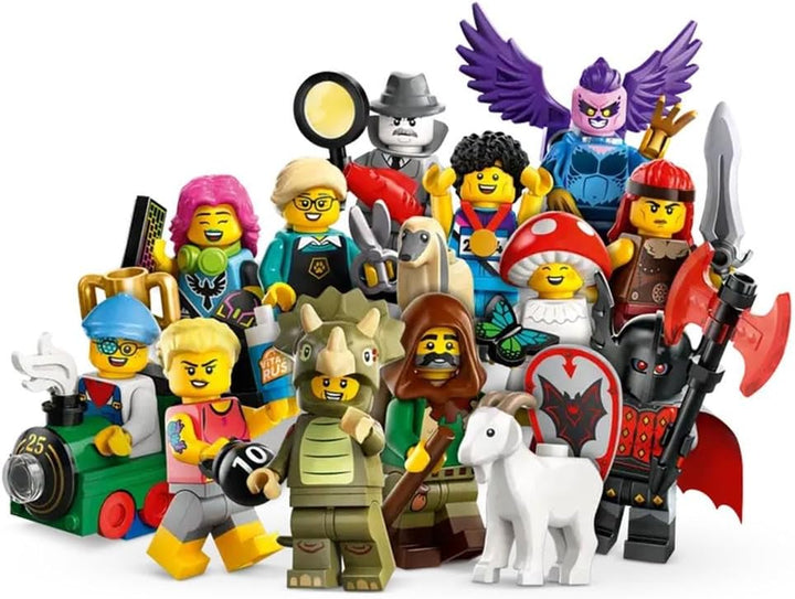 Minifigures Series 25 Collectible Figures, Surprise Adventure Toy Building Set for Independent Play, Gift Idea for Boys, Mystery Figures, Girls and Kids Aged 5 Years Old and Up, 71045