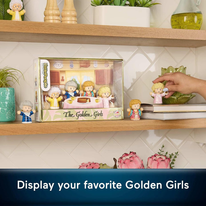 ​ the Golden Girls Late Night Cheesecake 40Th Anniversary Figure Set in a Display Gift Box for Adults & Fans