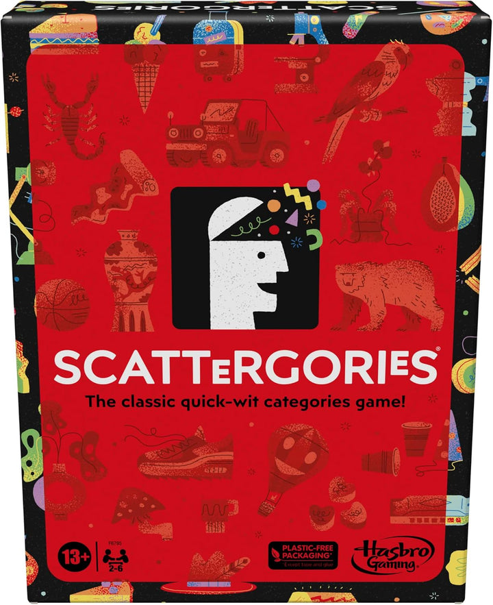 Scattergories Classic Game, Party Game for Adults and Teens Ages 13 and Up, Board Game for 2+ Players