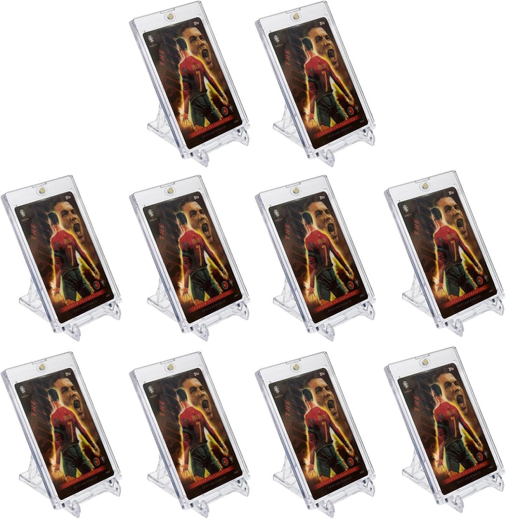 Magnetic Trading Card Holders with Adjustable Display Stand