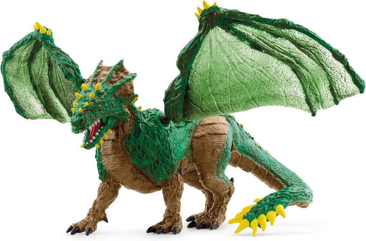 Eldrador Creatures - 8" Lava Dragon Toy - Movable Wing Action Figure for Boys and Girls - Mythical Creature Figures - Fantasy Beast Figurine - Red Monster Dragon Toys - Kids Ages 7+ | 70138