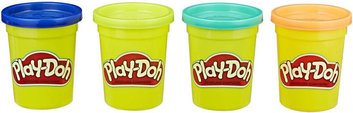4 Pack of Wild Non-Toxic Colors for Kids 2 Years and Up, 4-Ounce Cans (Dark Blue, Bright Green, Orange, Green)