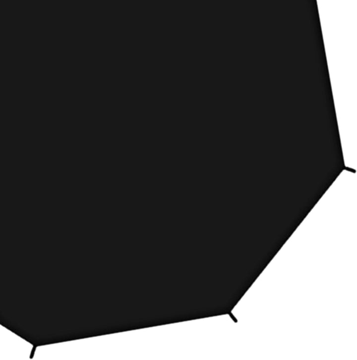 Trampoline Shade Cover, Black Easy to Install for 8 Poles Tearproof Trampolines Canopy, Sun Protection Cover