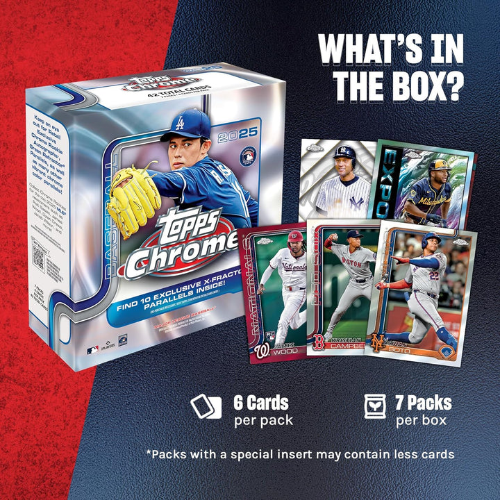 2025  Chrome Baseball - Factory Sealed - Mega Box