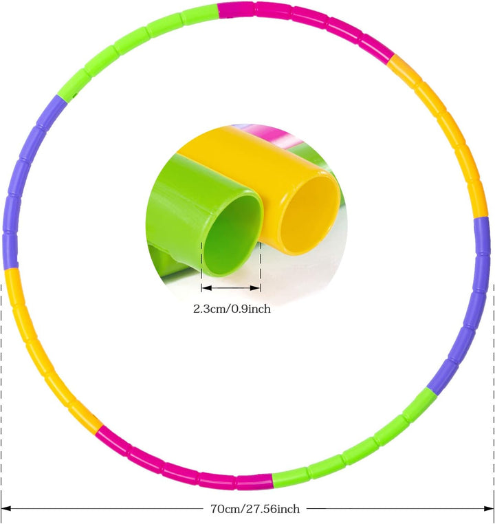 Hoola Hoop for Kids Detachable Exercise Children Hoopa for Sports & Playing