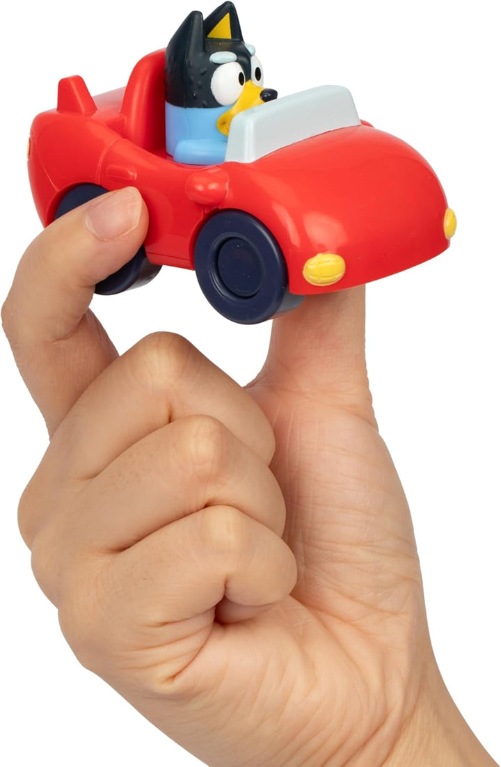 Vehicle Set – 4-Pack Includes Garbage Truck, Convertible, Family Car & Firetruck, Official Toys for Kids Ages 3+