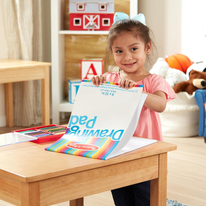 Drawing Pad (9 X 12 Inches) with 50 Sheets of White Bond Paper