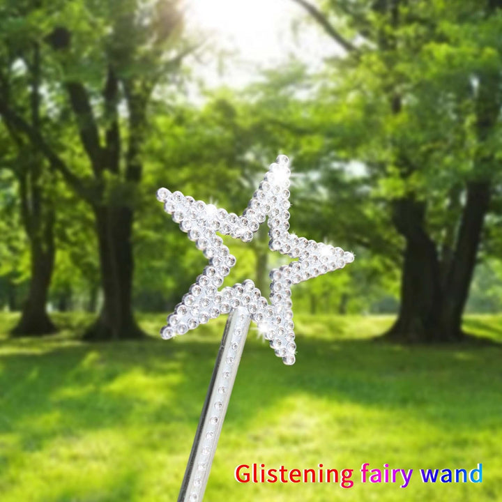13 Inches Fairy Wand Star Wand Princess Angel Wands for Birthday Party Wedding Christmas Cosplay
