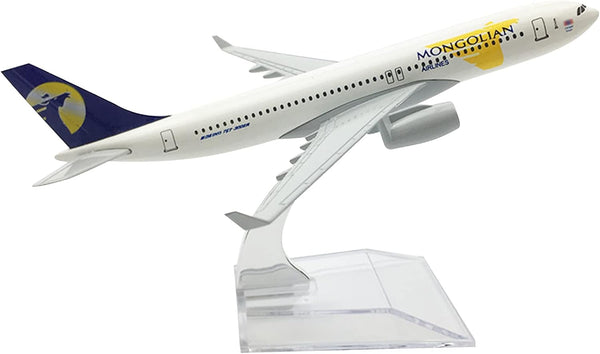 Alloy 1/400 Scale 16Cm B767 Mongolian Airlines Airplane Model Plane Model Home Office Decoration Gifts