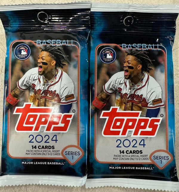 2024  Series 1 Baseball Packs - Monster Box, 2 Packs