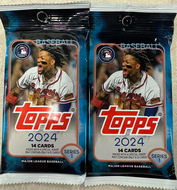 2024  Series 1 Baseball Packs - Monster Box, 2 Packs