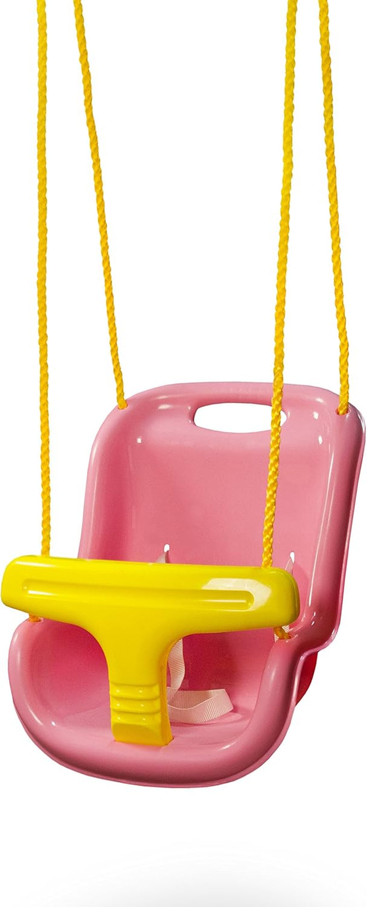 WS 4001-G Plastic Infant Swing with Nylon Rope Swing Set Attachment, Green W/Yellow