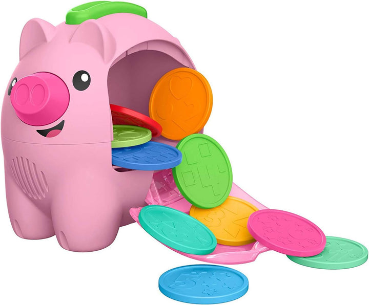 Baby Musical Toy Laugh & Learn Count & Rumble Piggy Bank with Songs & Motion for Infants & Toddlers Ages 6+ Months​