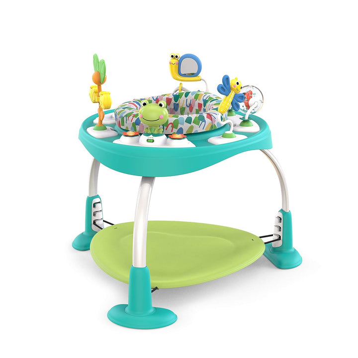Bounce Bounce Baby 2-In-1 Activity Jumper & Table - Playful Palms