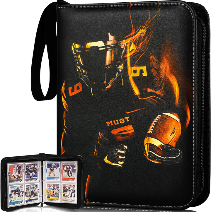 Baseball Card Binder,2024-2025 Sports Trading Card with Sleeves Holder Album,990 Pockets Baseball Card Holder Sheets Display Storage Protectors for Collectors Boys and Girls Gift
