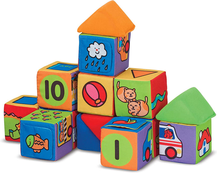 K'S Kids Match and Build Soft Blocks Set
