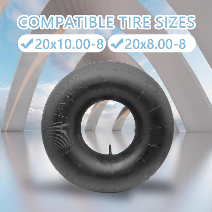 2-Pack 20 X 10.00/8.00-8 Inner Tube - TR13