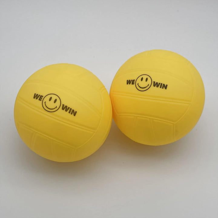 Spike Replacement Balls | 3.5Inch Yellow Soft Rubber Roundnet Game Balls