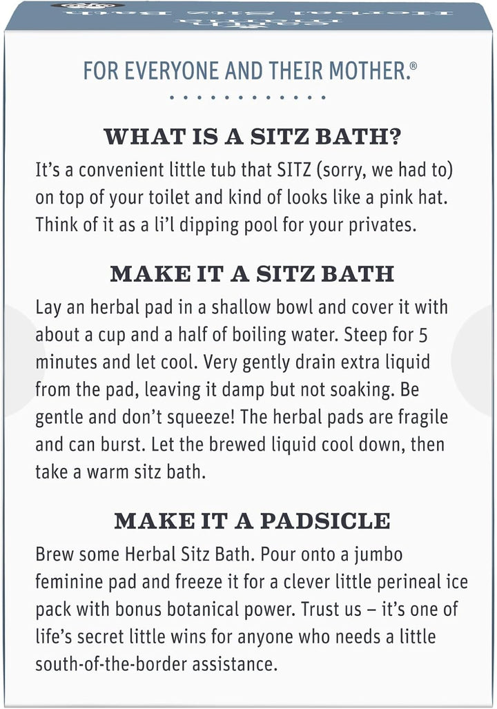 Herbal Sitz Bath | Pregnancy & Postpartum Essentials, Soothing Sitz Bath for Hemorrhoids with Witch Hazel, & Calendula, 6-Count