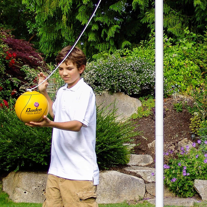 School Quality Tetherball Set - Soft-Touch Tetherball Ball and Rope
