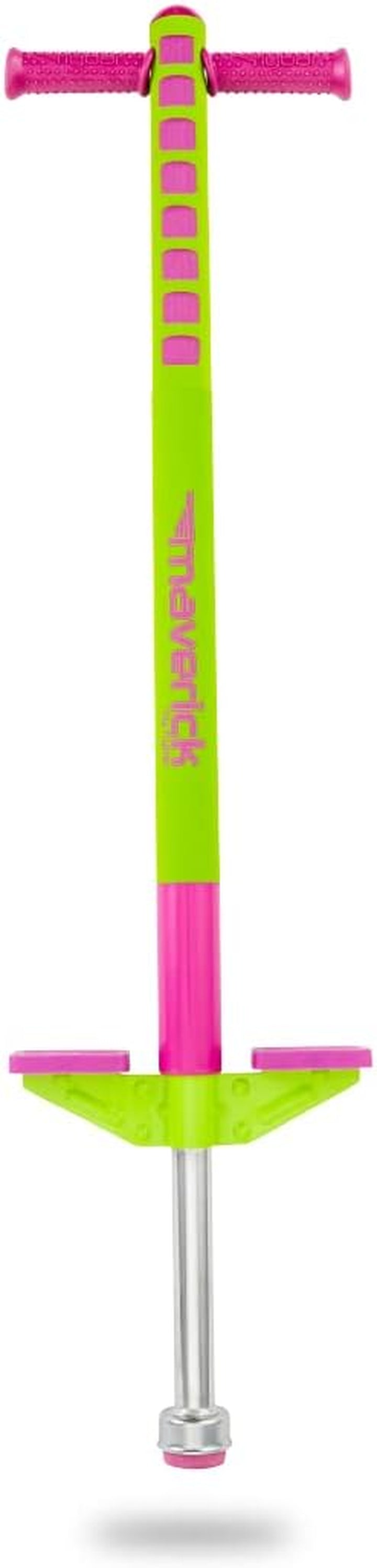 Maverick Foam Pogo Stick for Kids Age 5 and Up, 40 to 80 Pounds, Pogo Stick for Boys and Girls (Red/Blue)