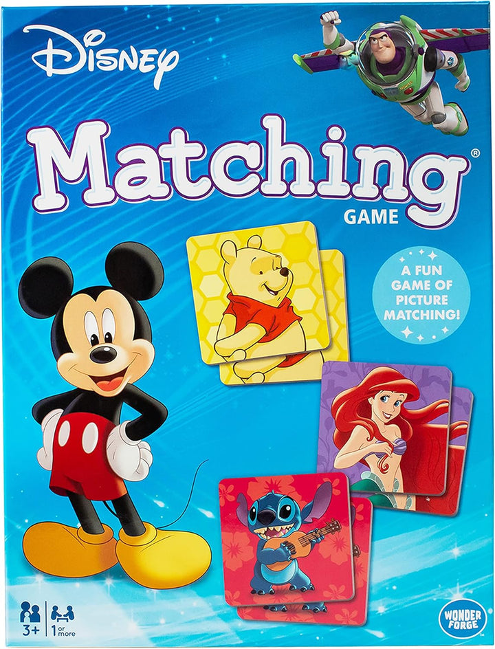 Disney Matching Game – Fun Memory Game for Boys & Girls Ages 3 and Older - Featuring Classic Disney Characters – Preschool Learning Toy