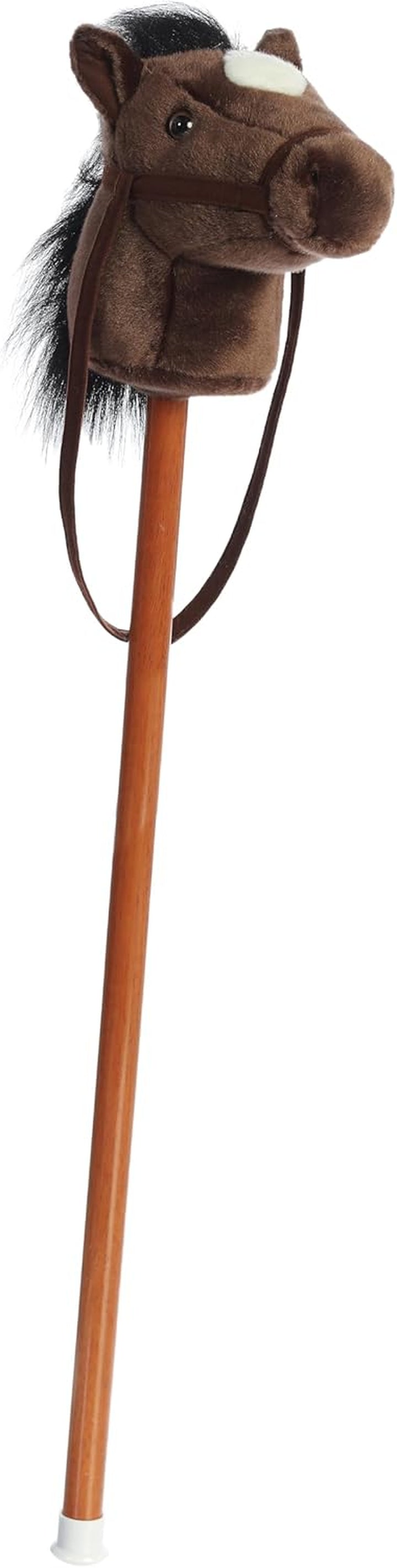 ® Rideable Giddy-Up Friends™ Dark Brown Pony Stuffed Animal - Active Fun - Imaginative Adventures - Brown 37 Inches