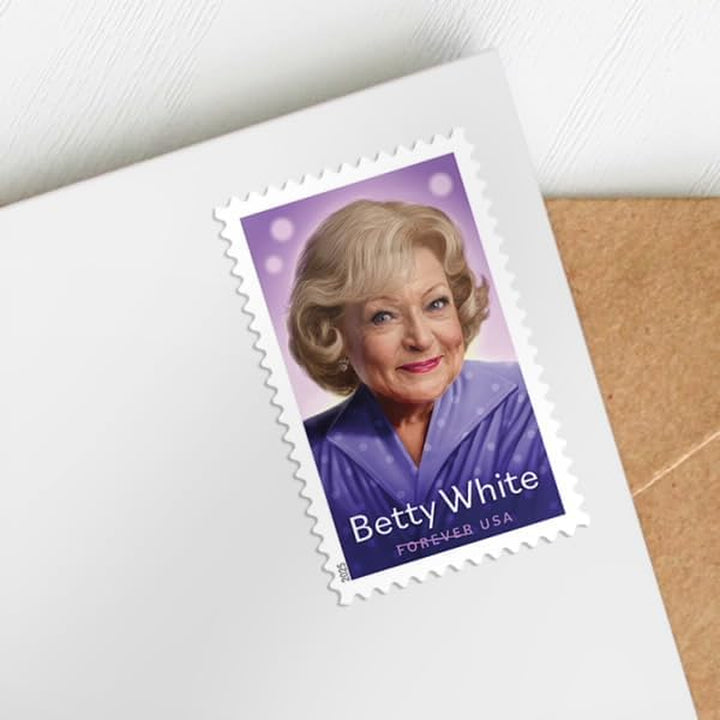 Betty White 2025 (Sheet of 20) First-Class Mail Forever Postage Stamps