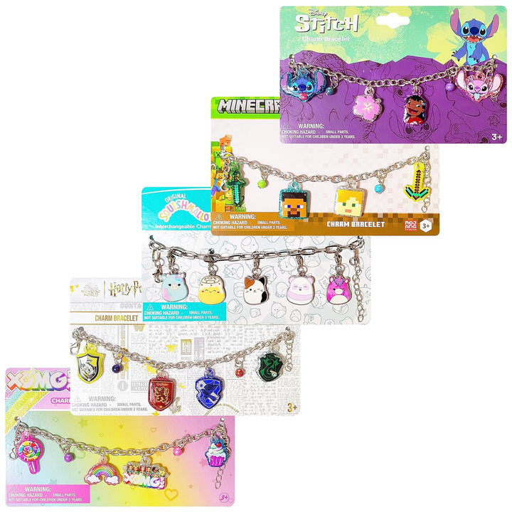 Lilo and Stitch 7" Bracelet with Metal Charms - Disney Stitch - Ages 3+