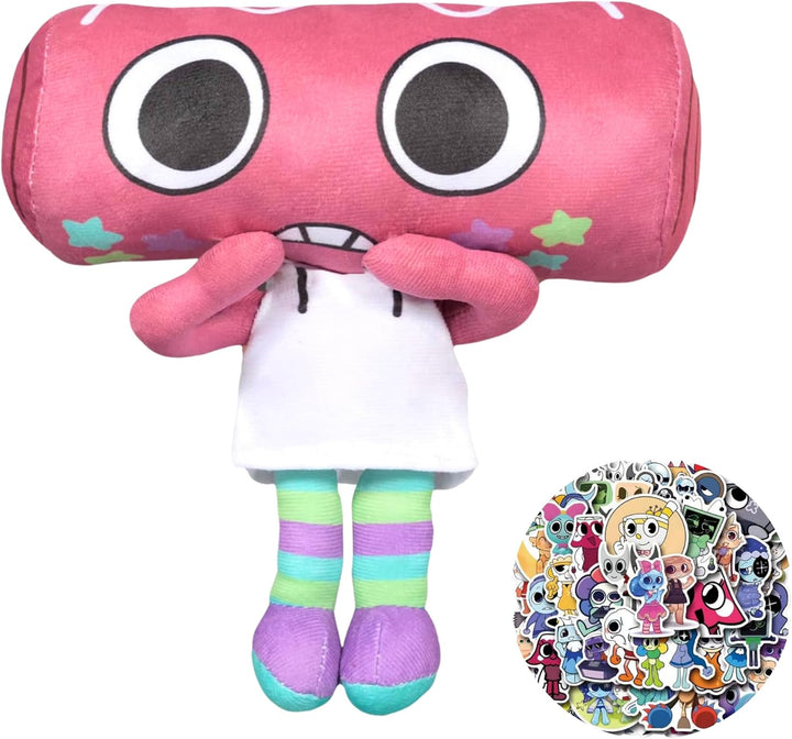 Dandy'S World Plush 11" Cosmo Plush Stuffed Figure Pillow for Video Game Fans Room Decor with a Sticker Set