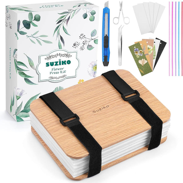 Professional Flower Press Kit 6 Layers 6.3 X 8.3 Inch , Flower Pressing Kit for Adults Kids, Great Gift for Daughter