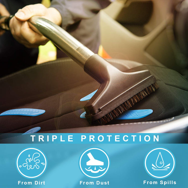 Car Seat Protector for Baby Child Car Seats, Shynerk Auto Seat Cover Mat for under Carseat to Protect Automotive Vehicle Leather and Cloth Upholstery - Waterproof and Dirt Resistant